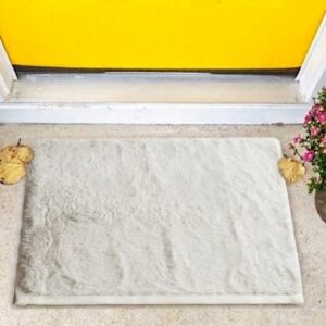 Rabbit fur Doormat